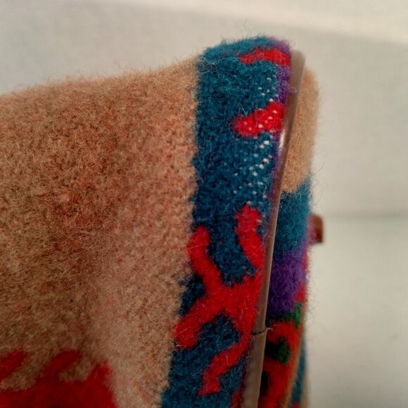 Vintage Pendleton Travel Pouch Cosmetic Toiletry Bag Zip Up Southwestern Wool - Picture 10 of 16